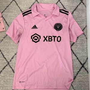 Adidas Messi 10 Pink and Black Soccer Shirt